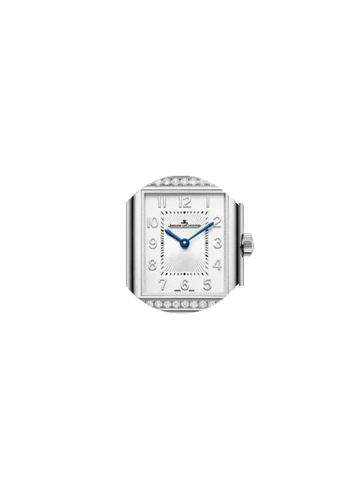 Reverso Q2578480 con Correa de piel de becerro vintage marrón — Patina natural