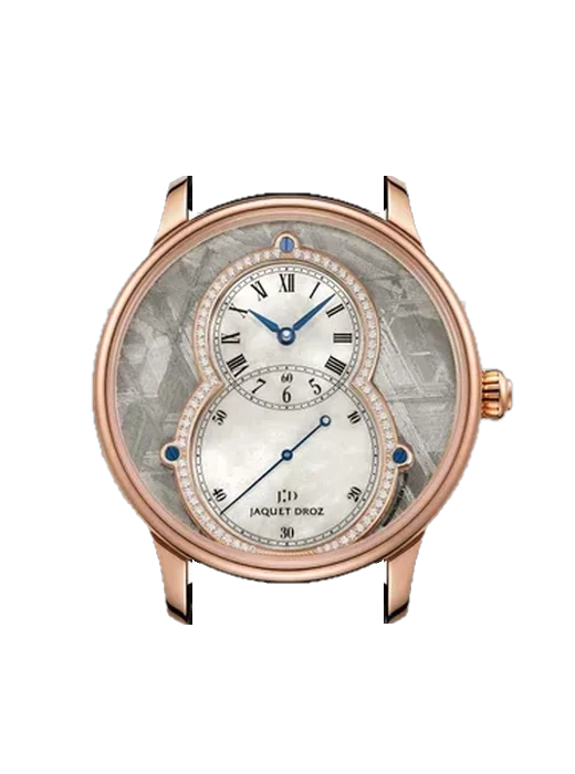 Grande Seconde J003033340 avec Bracelet de montre en cuir de veau vintage marron — Patine naturelle