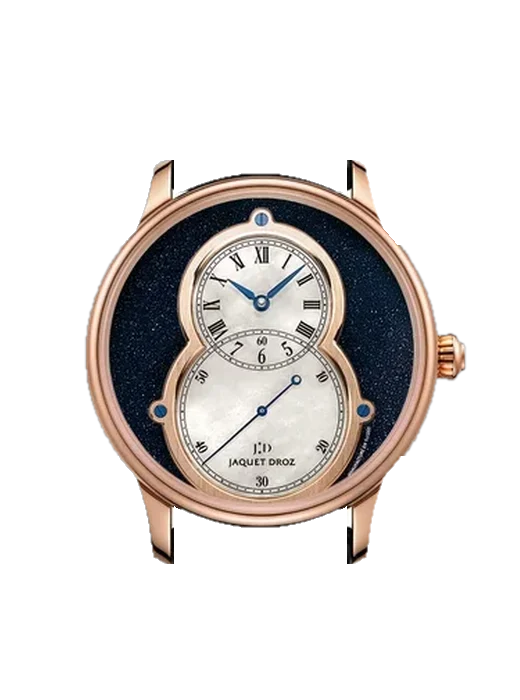 Grande Seconde J003033343 mit Vintage Kalbslederarmband Braun — Natürliche Patina