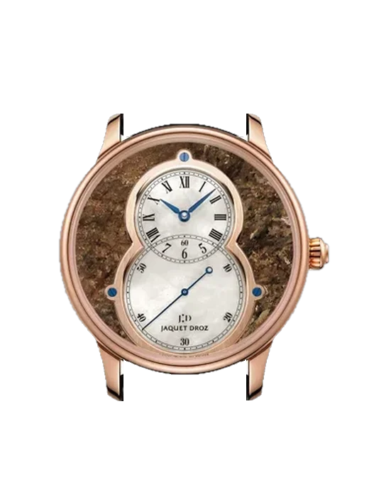 Grande Seconde J003033357 mit Vintage Kalbslederarmband Braun — Natürliche Patina