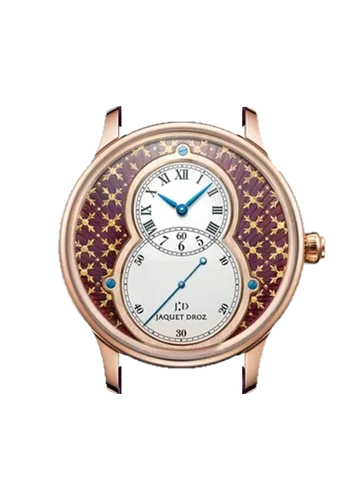 Grande Seconde J003033416 mit Vintage Kalbslederarmband Braun — Natürliche Patina