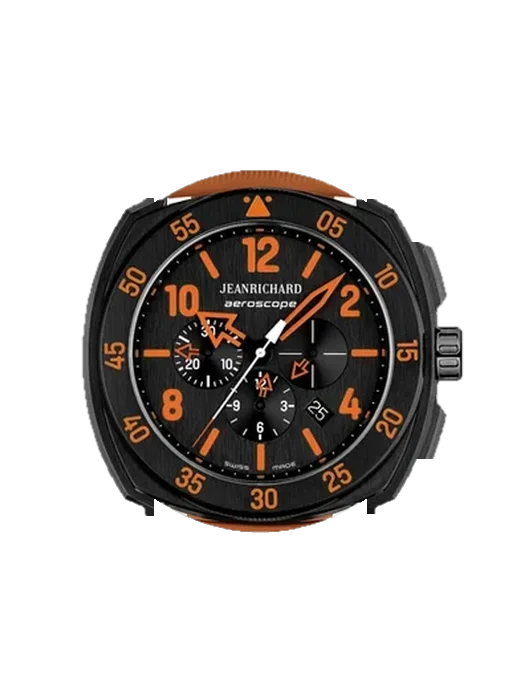 Aeroscope 60650-21I613-FK3A avec Bracelet de montre en cuir de veau vintage marron — Patine naturelle