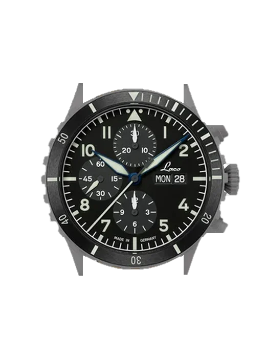 Chronograph 862180 with Vintage Brown Calfskin Strap — Natural Patina