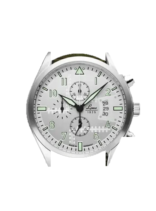 Chronographs 861918 avec Bracelet Grand Cavalier Cuir Orange