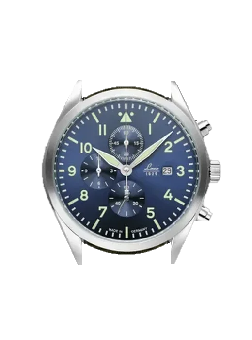 Chronographs 861919 con Correa Grand Cavalier de cuero naranja