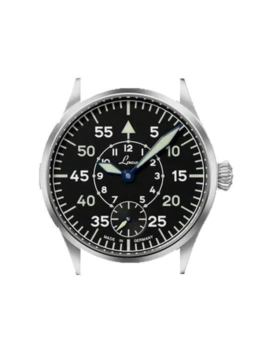 Pilot 862119 avec Bracelet de montre en cuir de veau vintage marron — Patine naturelle
