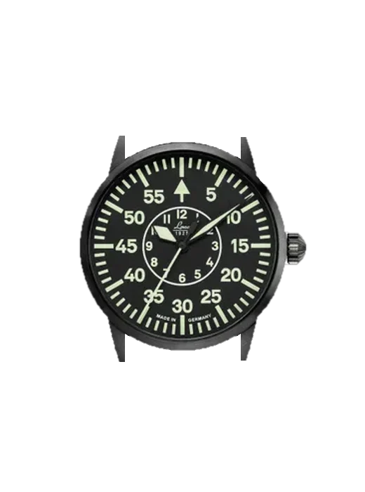 Pilot Watches 861900 mit Vintage Kalbslederarmband Braun — Natürliche Patina