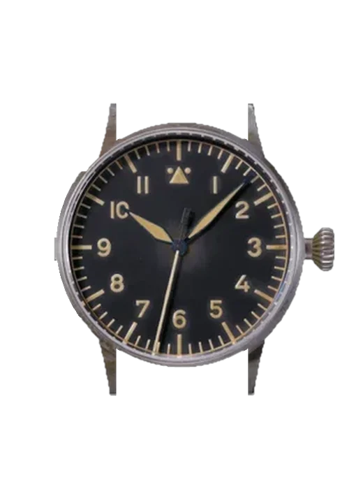Pilot Watches 861933 mit Vintage Kalbslederarmband Braun — Natürliche Patina