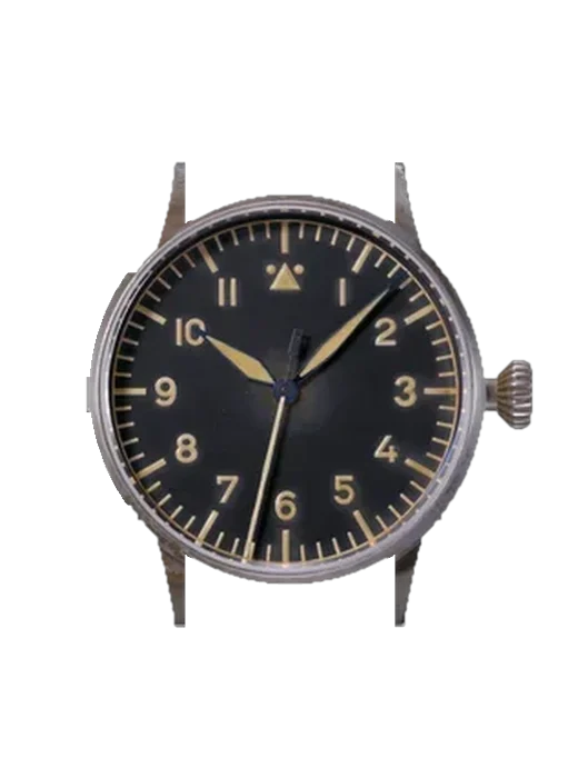 Pilot Watches 861937 mit Vintage Kalbslederarmband Braun — Natürliche Patina