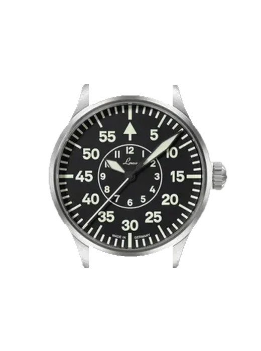 Pilot Watches 861990 mit Vintage Kalbslederarmband Braun — Natürliche Patina