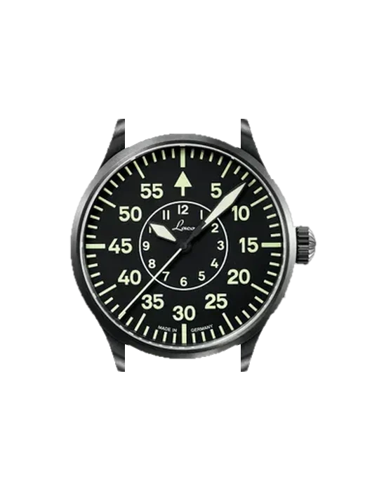 Pilot Watches 861992 mit Vintage Kalbslederarmband Braun — Natürliche Patina
