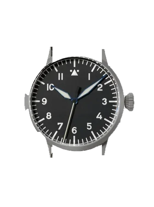 Pilot Watches 862092 mit Vintage Kalbslederarmband Braun — Natürliche Patina
