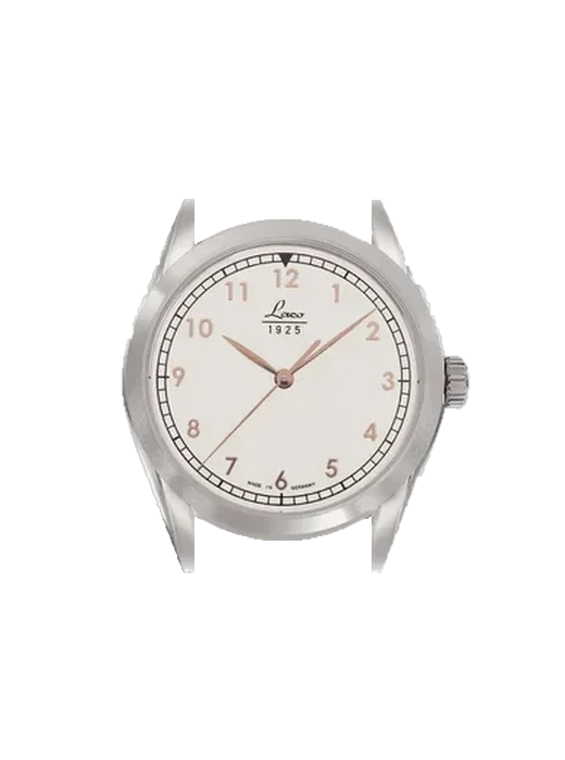 Vintage 861922 avec Bracelet de montre en cuir de veau vintage marron — Patine naturelle