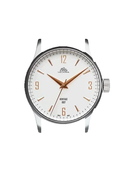 Oiva 19.300.01.110 with Blue Alligator and Rubber Hybrid Strap