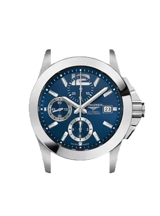Conquest L3.662.4.96.6 con Cinturino Grand Cavalier Cuir Arancione