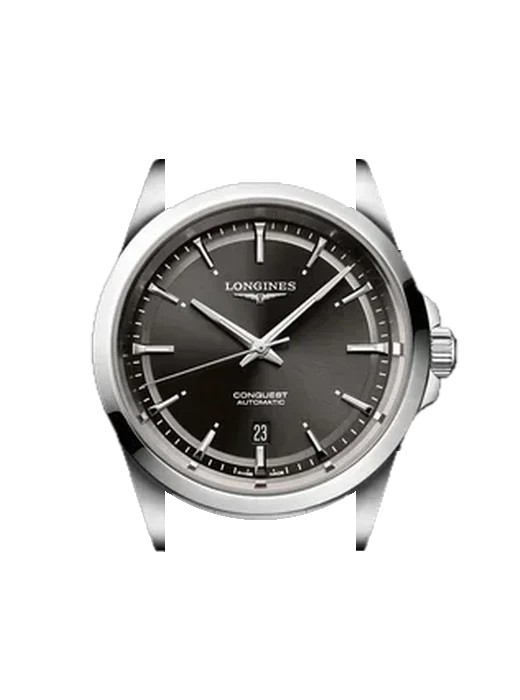 Conquest L3.830.4.52.9 with Grand Cavalier Leather Strap Orange