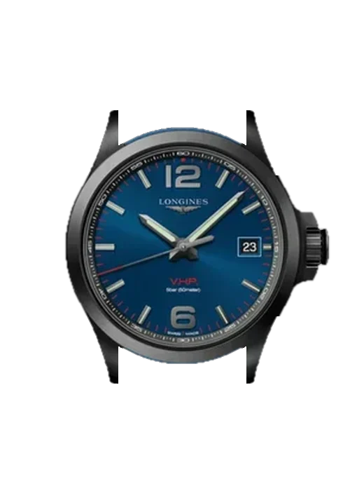 Conquest V.H.P. L3.716.2.96.9 with Grand Cavalier Leather Strap Orange