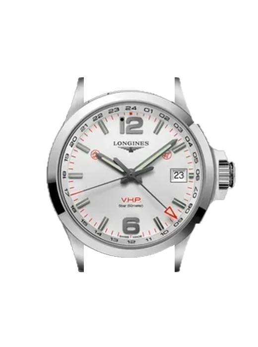 Conquest V.H.P. L3.718.4.76.6 con Cinturino Grand Cavalier Cuir Arancione