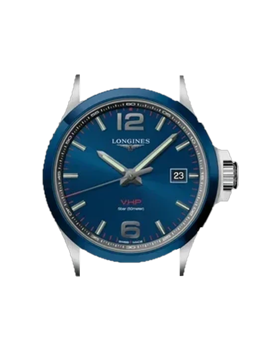 Conquest V.H.P. L3.729.4.96.9 con Cinturino Vitello Vintage Marrone — Patina Naturale
