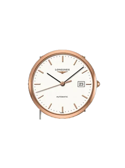 Elegant L4.809.5.12.7 con Cinturino Vitello Vintage Marrone — Patina Naturale