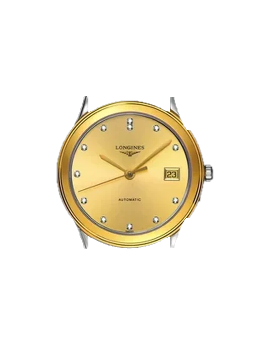 Flagship L4.774.3.37.7 with Vintage Brown Calfskin Strap — Natural Patina