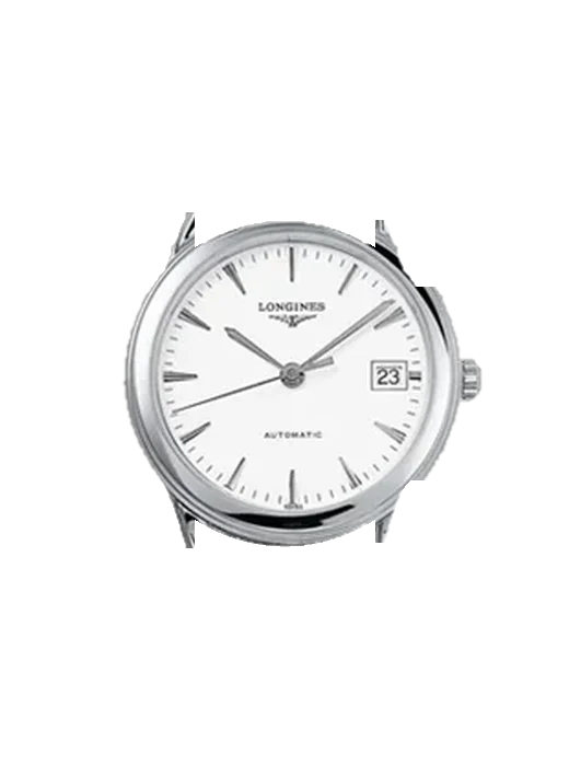 Flagship L4.774.4.12.6 avec Bracelet de montre en cuir de veau vintage marron — Patine naturelle