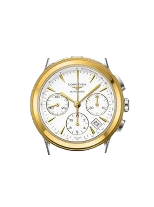 Flagship L4.803.3.22.7 avec Bracelet Grand Cavalier Cuir Orange