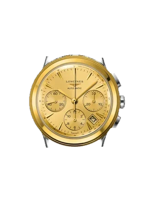 Flagship L4.803.3.32.7 with Grand Cavalier Leather Strap Orange