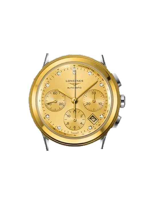 Flagship L4.803.3.37.7 with Grand Cavalier Leather Strap Orange