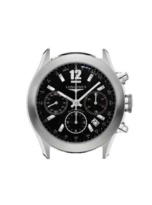 GrandeVitesse L3.635.4.56.2 avec Bracelet Hybride Alligator et Caoutchouc Bleu