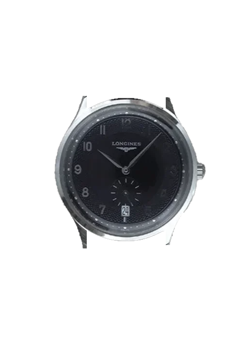 Heritage L4.685.6.56.2 avec Bracelet de montre en cuir de veau vintage marron — Patine naturelle