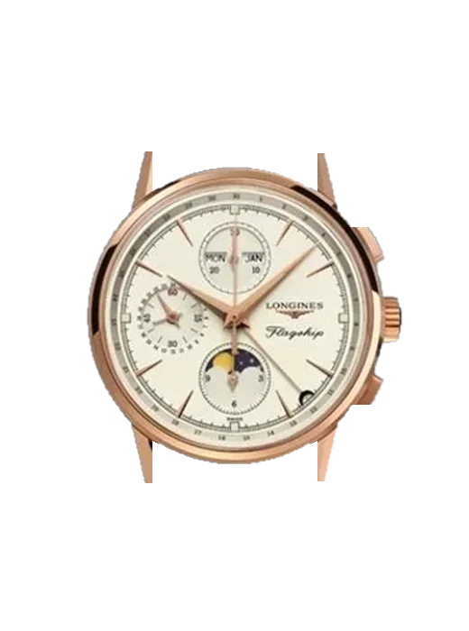 Heritage L4.792.8.77.2 avec Bracelet Grand Cavalier Cuir Orange