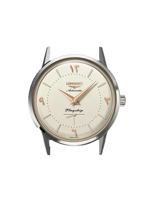 Heritage L4.817.4.09.0 avec Bracelet de montre en cuir de veau vintage marron — Patine naturelle