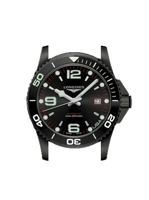 HydroConquest L3.742.2.58.6 avec Bracelet Grand Cavalier Cuir Orange