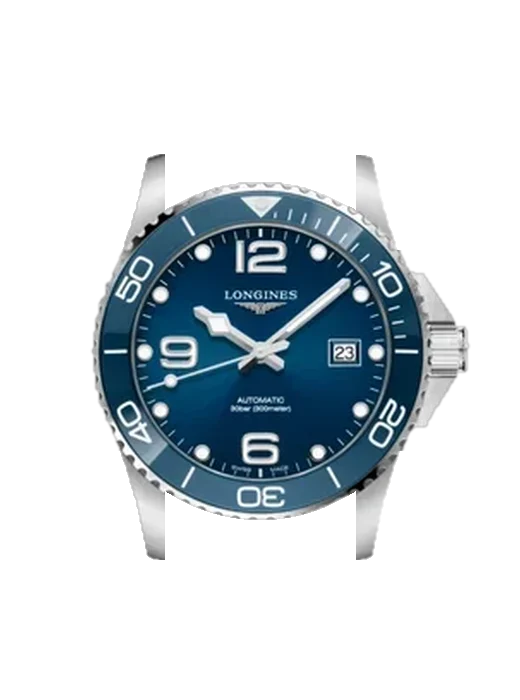 HydroConquest L3.781.4.96.6 con Correa Grand Cavalier de cuero naranja