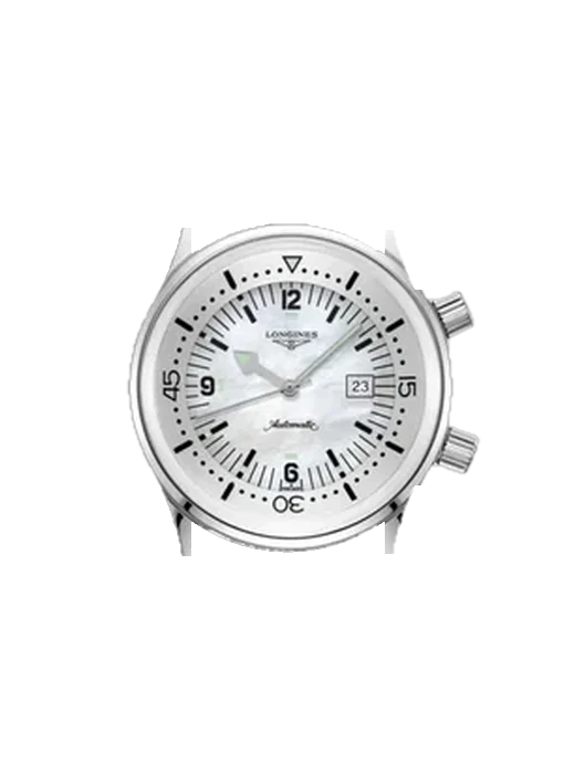 Legend Diver L3.374.4.80.6 with Vintage Brown Calfskin Strap — Natural Patina