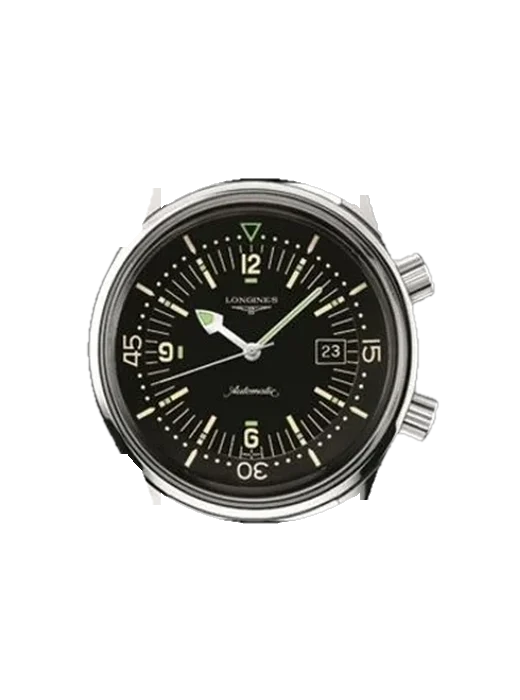 Legend Diver L3.674.4.50.0 avec Bracelet de montre en cuir de veau vintage marron — Patine naturelle