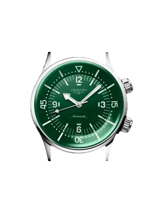 Legend Diver L3.764.4.06.6 con Correa Grand Cavalier de cuero naranja