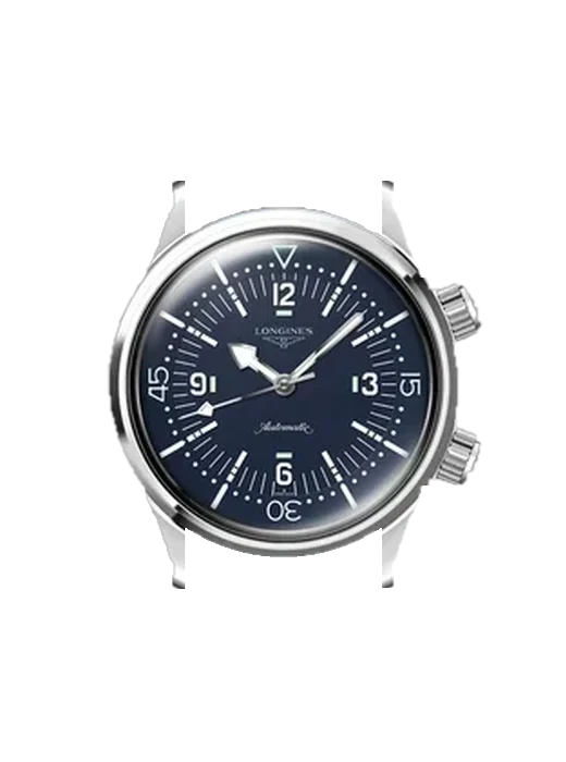 Legend Diver L3.764.4.90.2 con Correa Grand Cavalier de cuero naranja