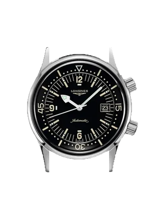 Legend Diver L3.774.4.50.2 with Vintage Brown Calfskin Strap — Natural Patina