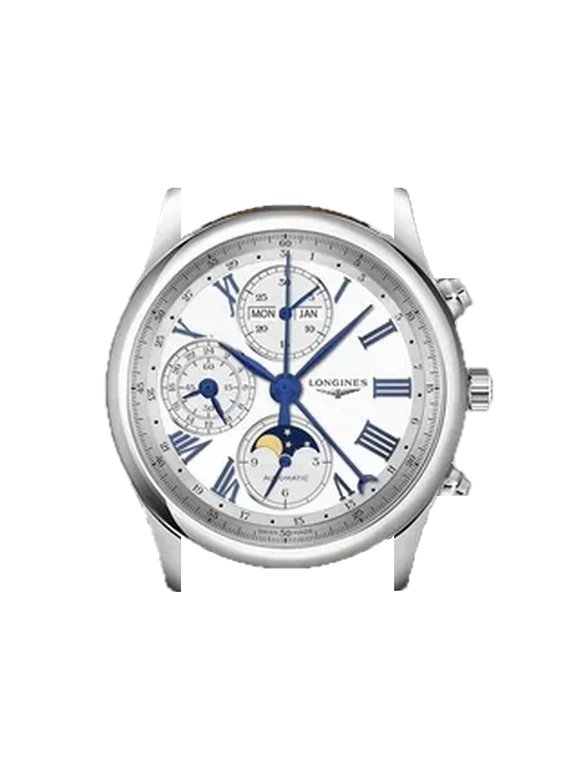 Master Collection L2.673.4.71.2 with Grand Cavalier Leather Strap Orange