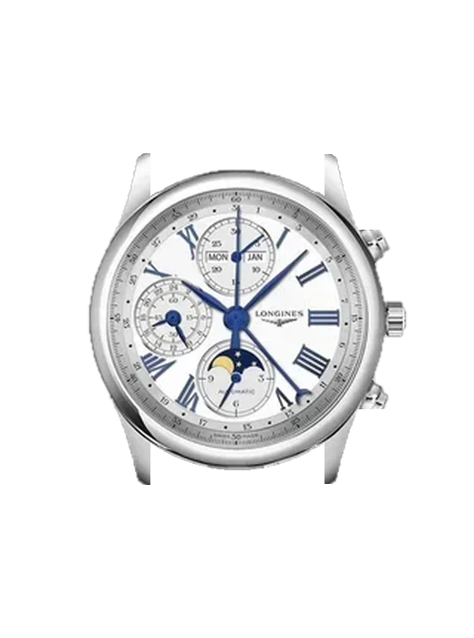 Master Collection L2.673.4.71.6 with Grand Cavalier Leather Strap Orange