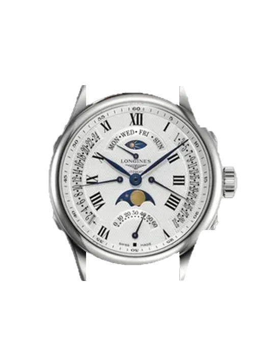 Master Collection L2.738.4.71.3 with Grand Cavalier Leather Strap Orange