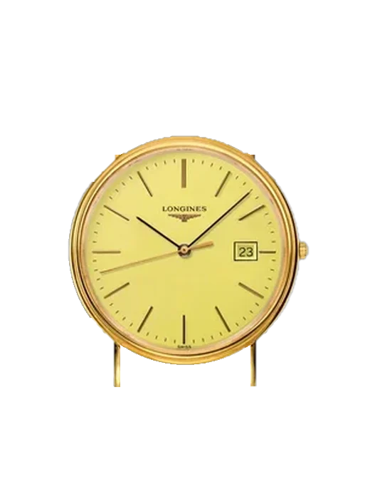 Presence L4.790.2.32.8 with Grand Cavalier Leather Strap Orange