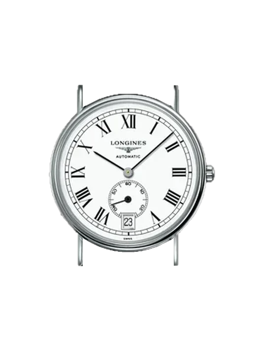 Presence L4.805.4.11.6 with Grand Cavalier Leather Strap Orange