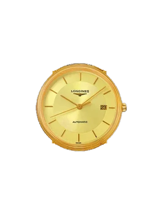Presence L4.821.2.42.7 avec Bracelet de montre en cuir de veau vintage marron — Patine naturelle