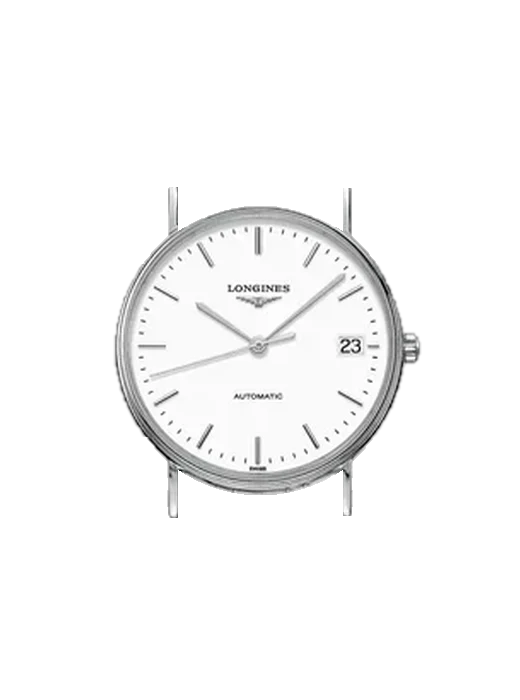 Presence L4.821.4.12.6 mit Vintage Kalbslederarmband Braun — Natürliche Patina