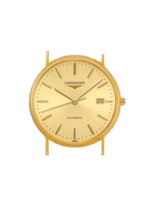 Presence L4.921.2.32.7 with Brown Italian Leather Strap