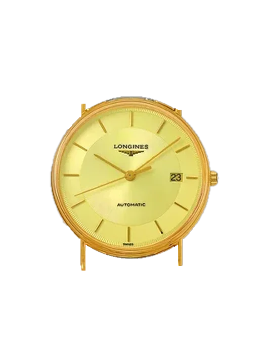 Presence L4.921.2.42.7 avec Bracelet Grand Cavalier Cuir Orange
