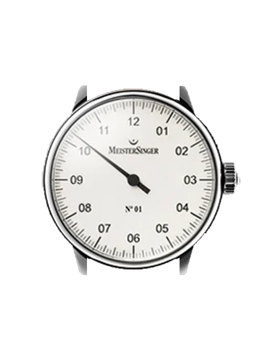 Single-Hand Watches AM3301 avec Bracelet Grand Cavalier Cuir Orange